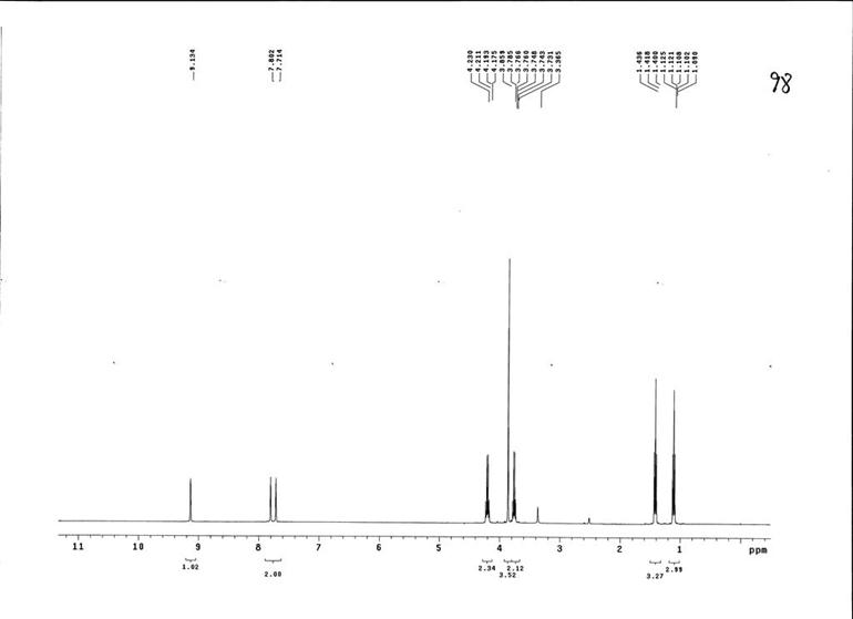 1-乙基-3-甲基咪唑硫酸乙酯盐,1-ethyl-3-methylimidazolium ethylsulfate,EMImEtSO4,342573-75-5,核磁 NMR, H谱, 氘代DMSO