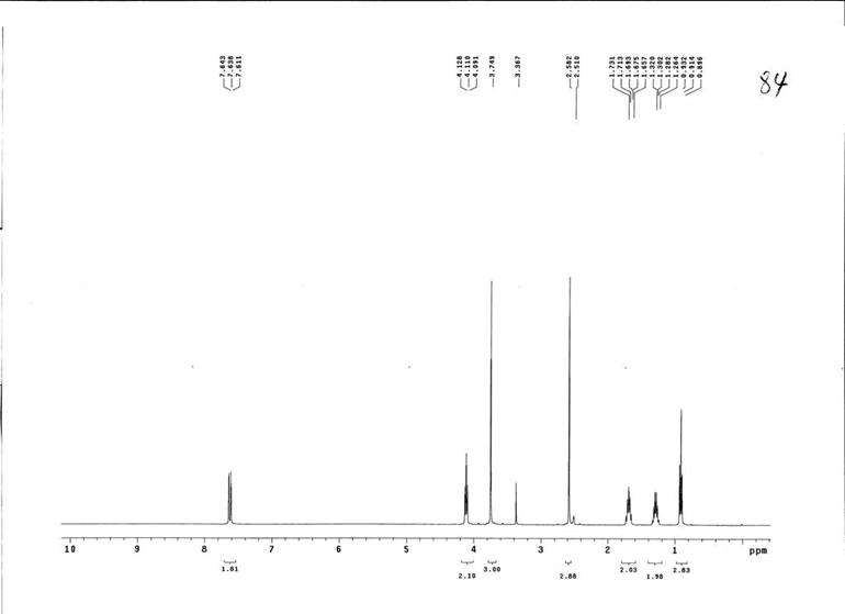  1-丁基-2,3-二甲基咪唑六氟磷酸盐,BMMImPF6,227617-70-1,1-butyl-2,3-dimethylimidazolium hexafluorophosphate,核磁 NMR, H谱, 氘代DMSO