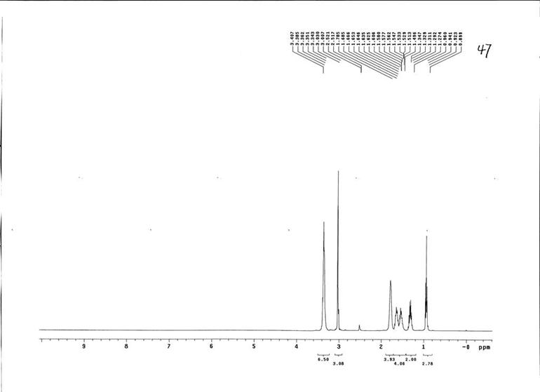 N-丁基-N-甲基哌啶溴盐,PP14Br,94280-72-5,N-butyl-N-methyl-piperidinium bromide,核磁 NMR, H谱, 氘代DMSO